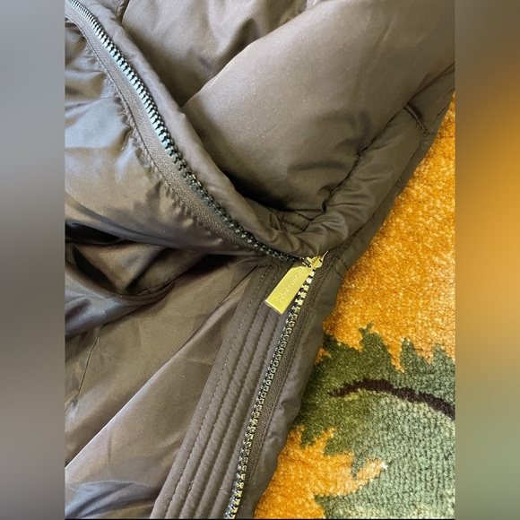 Michael Kors Chocolate Maxi Long Fur Puffer Coat Full Length S M L XL NWT $400 - Picture 13 of 16